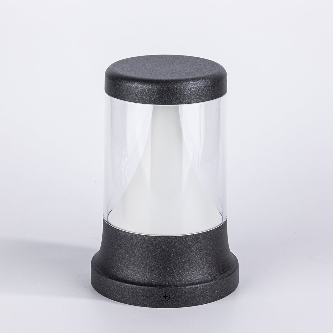 Nordic Minimalist LED Bollard Lights for Garden Paths and Courtyards