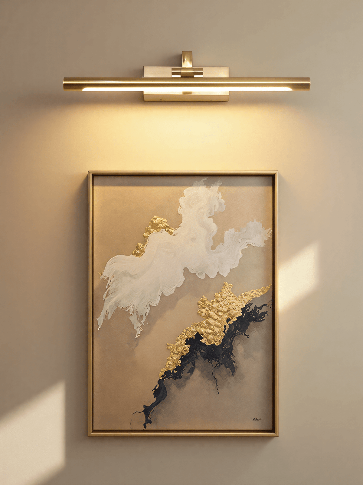 Brillan Frame Rechargeable LED Wall Sconce for Artwork, Warm Light