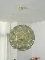 Vicenza Sputnik Chandelier — Modern Glass & Gold Designer Ceiling Light