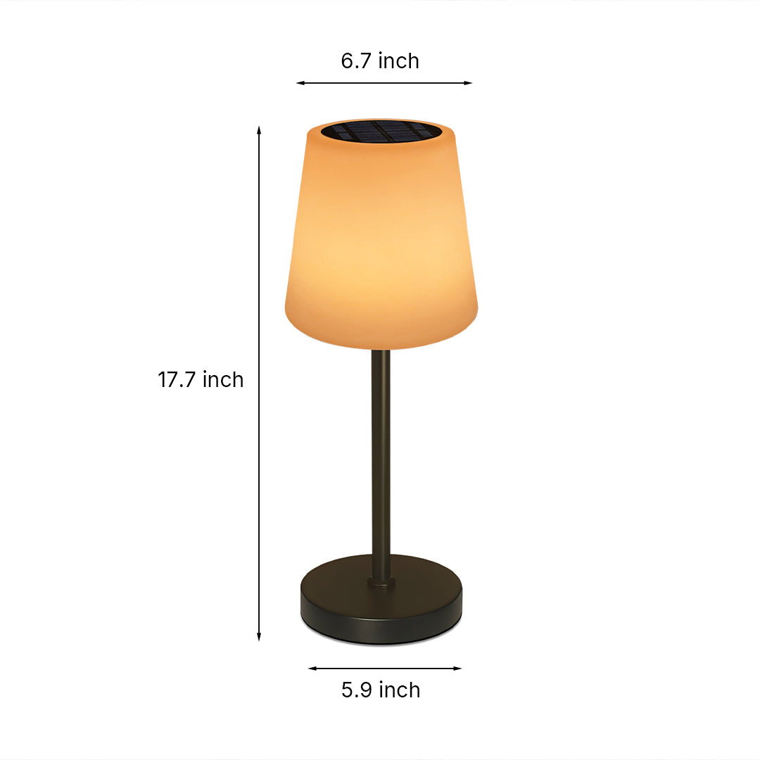 Aurelia Solar Table Lamp with Remote Control – Modern Minimalist LED