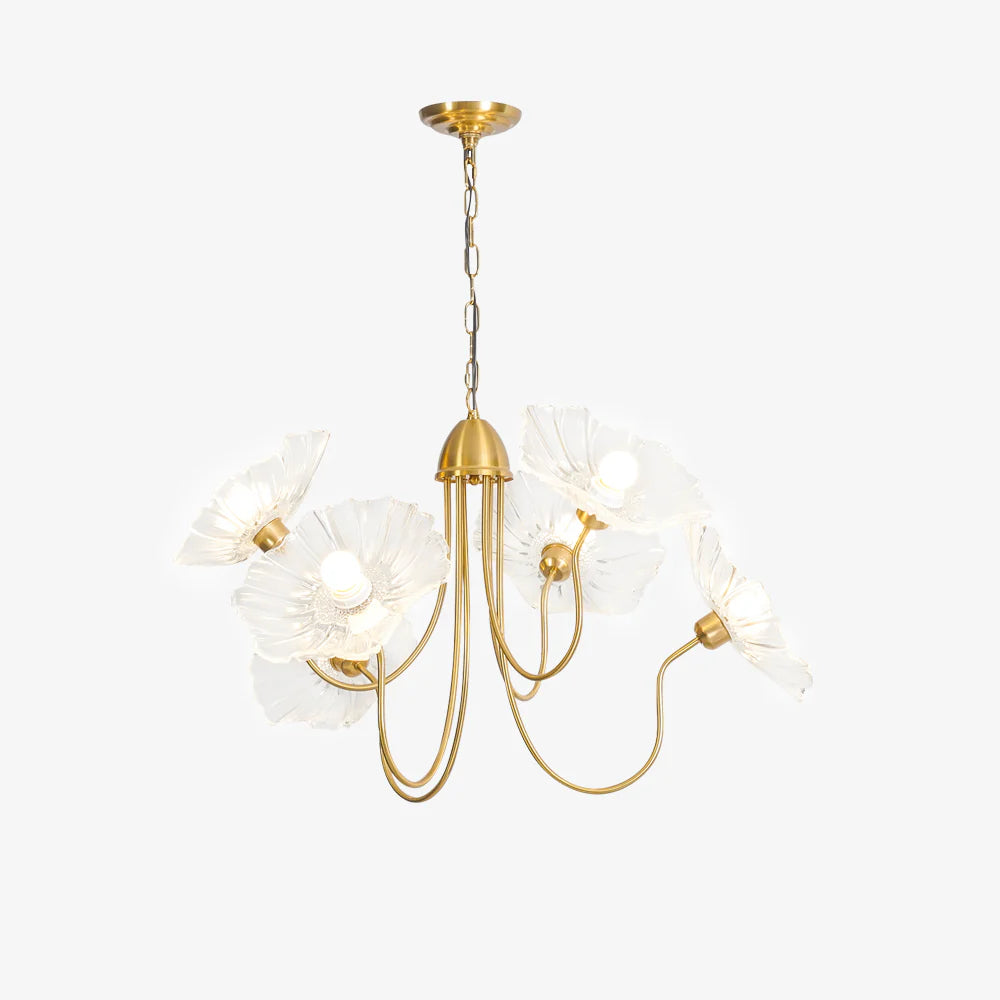 Lotus Bloom Illumination Chandelier