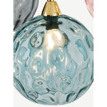 Alloliving Modern Simple Colored Water Pattern Glass Ball Pendant Light