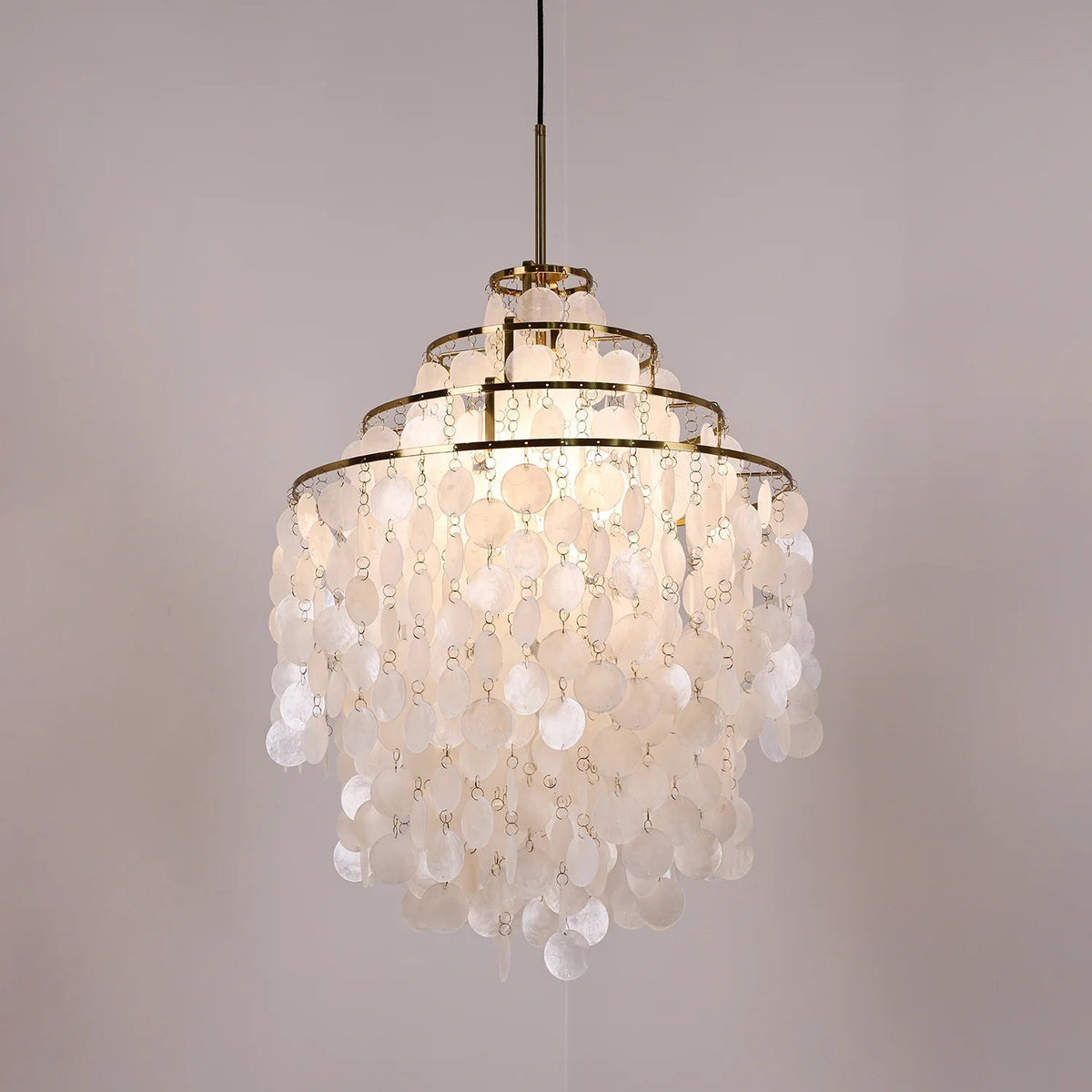 Halo Shell Chandelier