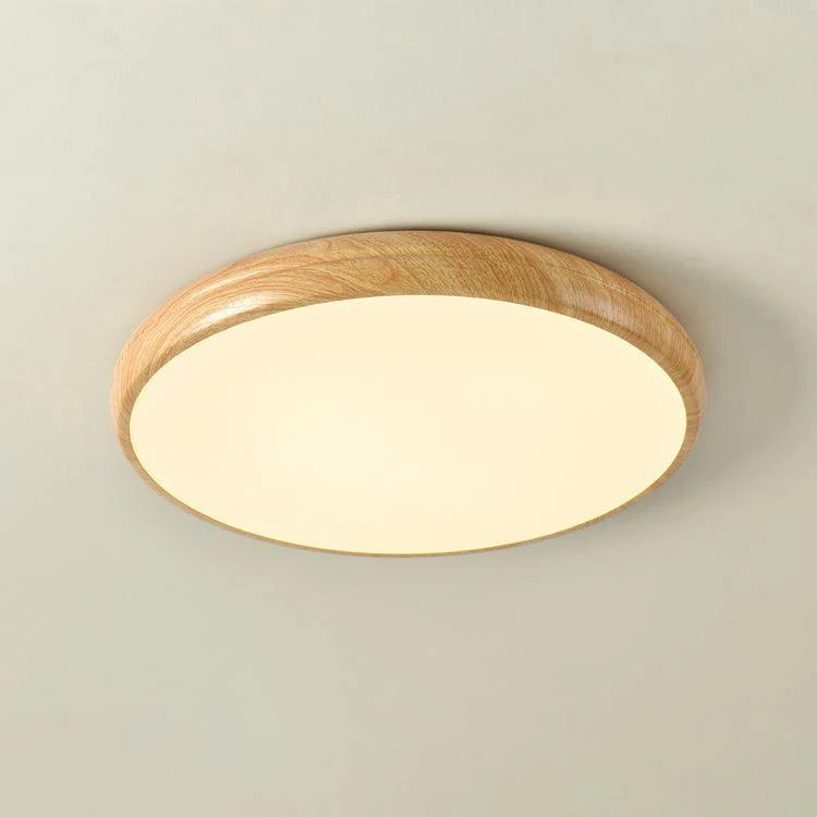 Wooden Veneer Ceiling Light