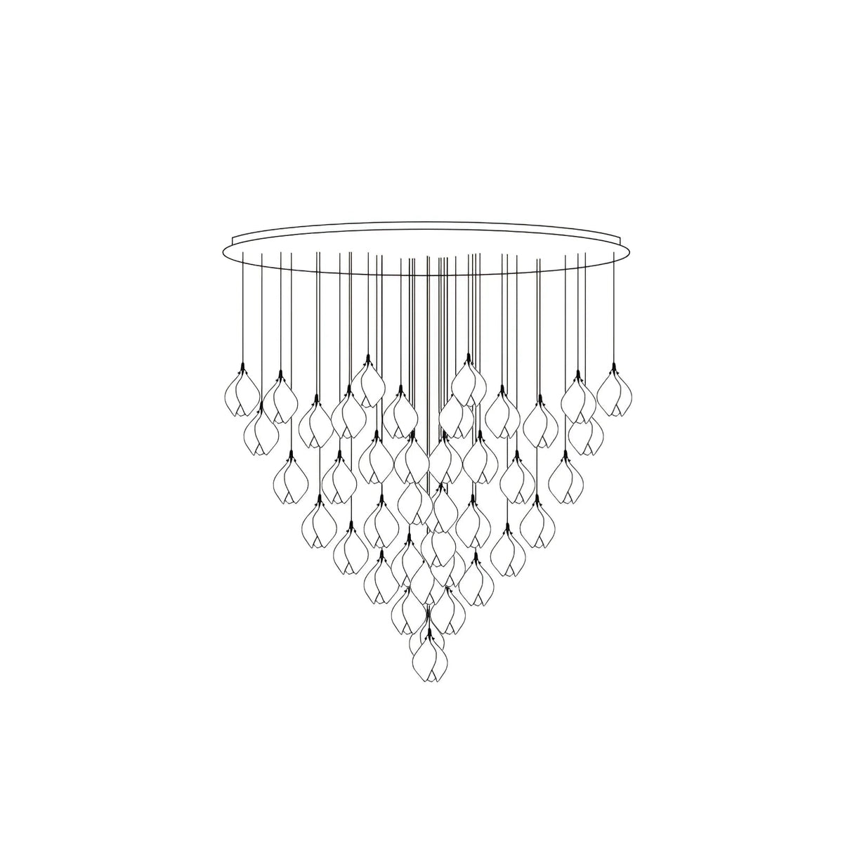 Starlight Petal Pendant Light