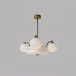 Opaline Art Deco Chandelier 3