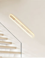 Lior Sculptural Travertine LED Wall Sconce for Modern Interiors