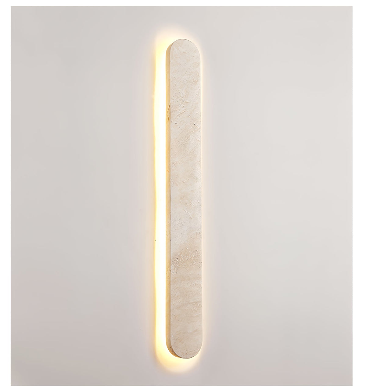 Lior Sculptural Travertine LED Wall Sconce for Modern Interiors