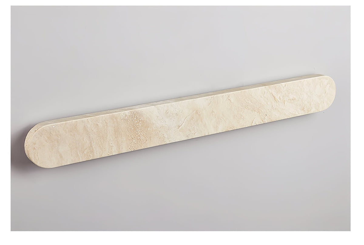 Lior Sculptural Travertine LED Wall Sconce for Modern Interiors