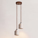 Elemental Travertine Mini Pendant Light in Natural Stone