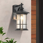 Retro Black American Garden Wall Lamp Ha076234