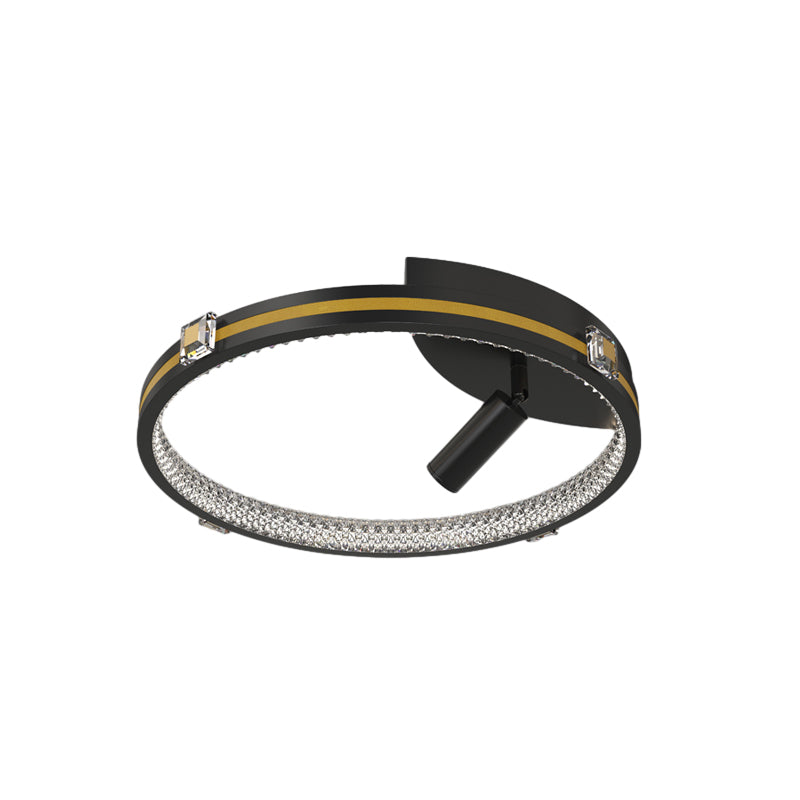 Round Ring Modern Ceiling Lights With Spotlights Ha098312
