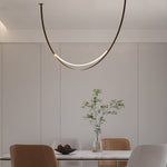 1 3 Leather Belts Led Pendant Light Modern Led Staircase Chandelier