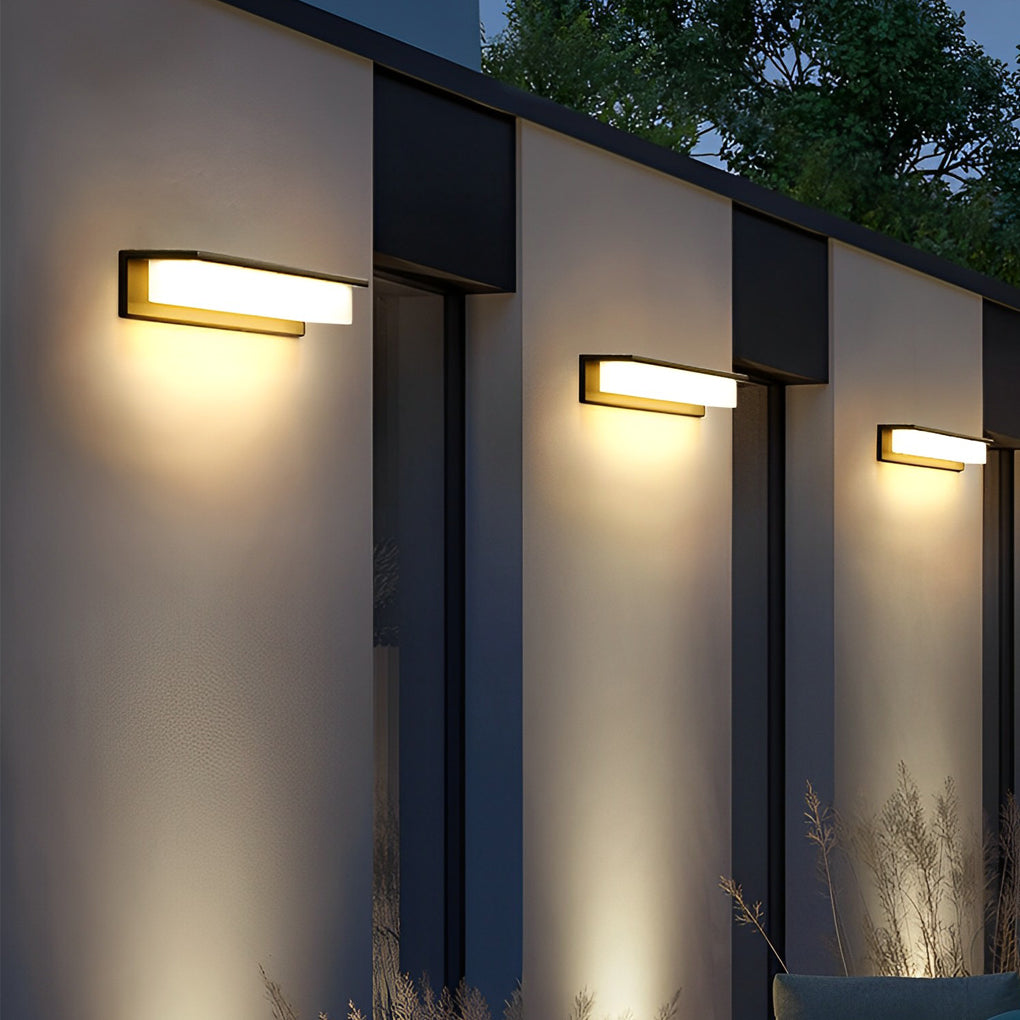 Rectangular Solar Wall Lamp Li002371