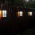 Solar Led Light Controlled Motion Sensor Modern Outdoor Wall Lamp