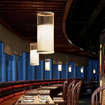 Artisan Bamboo LED Pendant Light – Handwoven Minimalist Hanging Lamp for Modern Interiors
