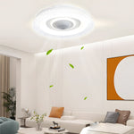 20 In W 6 Speed Indoor Bladeless Smart Ceiling Fan With Remote And Dimmable Led