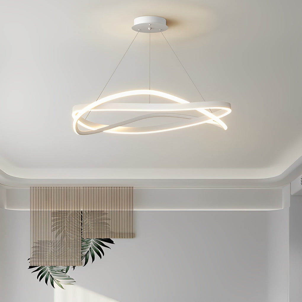 Circular Wave Nordic Chandelier Ha082328