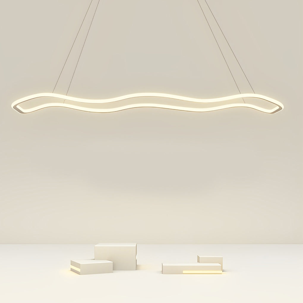 Long Waves Circular Design Pendant Light Li002069