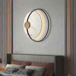 Dia 13 26 Round Marble Decorative Led Wall Sconces For Home