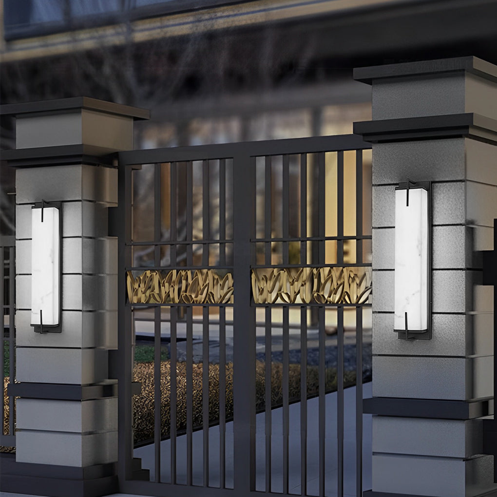 Rectangular Outdoor Sconce Lighting Ha093071