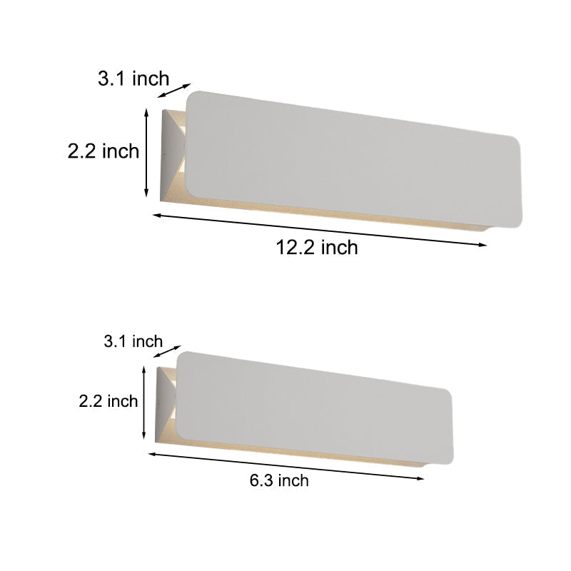 Rectangular Led Modern Wall Light Ha098336