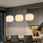 Modern Simple Clear Light Stripe Led Chandelier