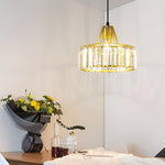 Drum Shaped Pendant Light Li001935