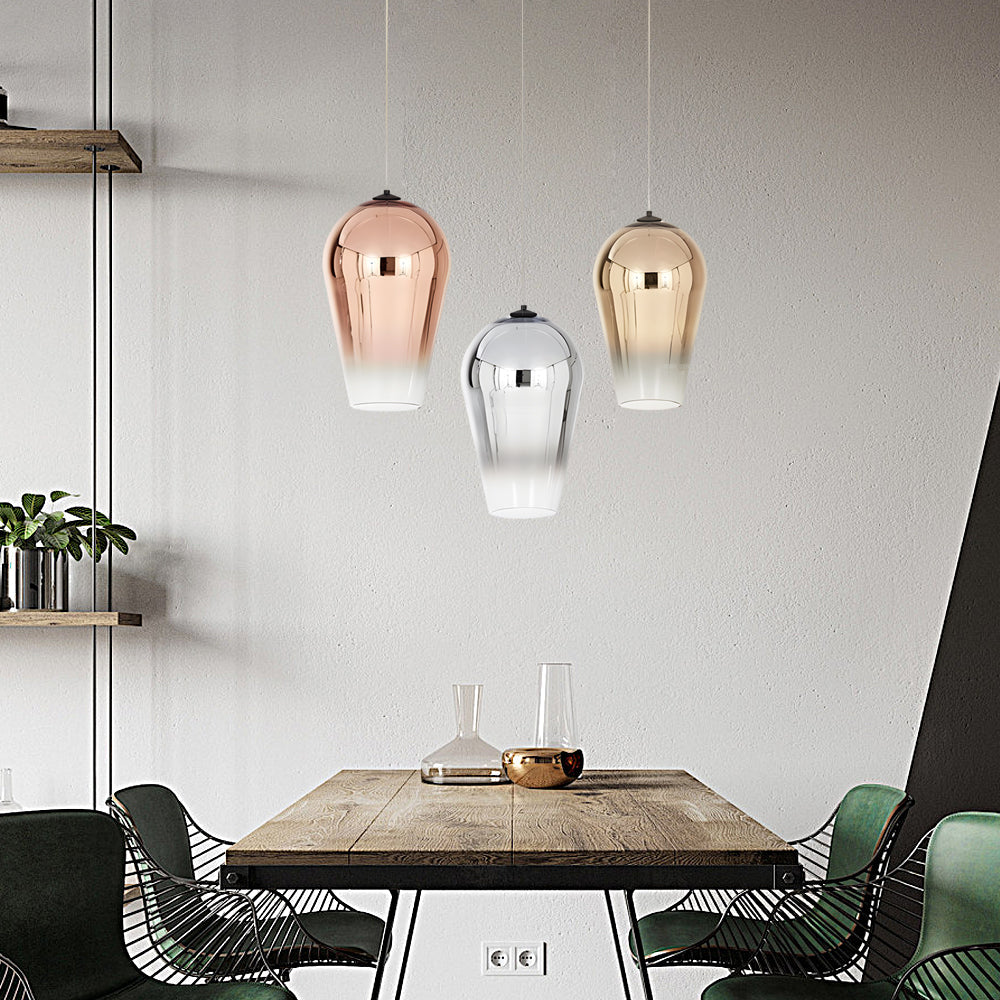 Personalized Art Glass Gradient Shade Nordic Post Modern Pendant Lights