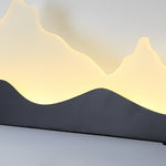 Rectangular Mountain Scenery Utdoor Wall Lamp Li002411
