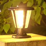 Motion Sensor Light Control Modern Solar Post Caps Lights Li002142