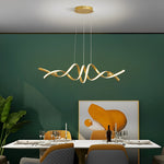 Wave Strip Twisted Creative Pendant Light Ha081811