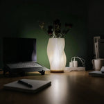 Chic Spiral Striped Shade Night Light Lamp