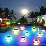 Round Light Control Solar Pool Lights Li002572