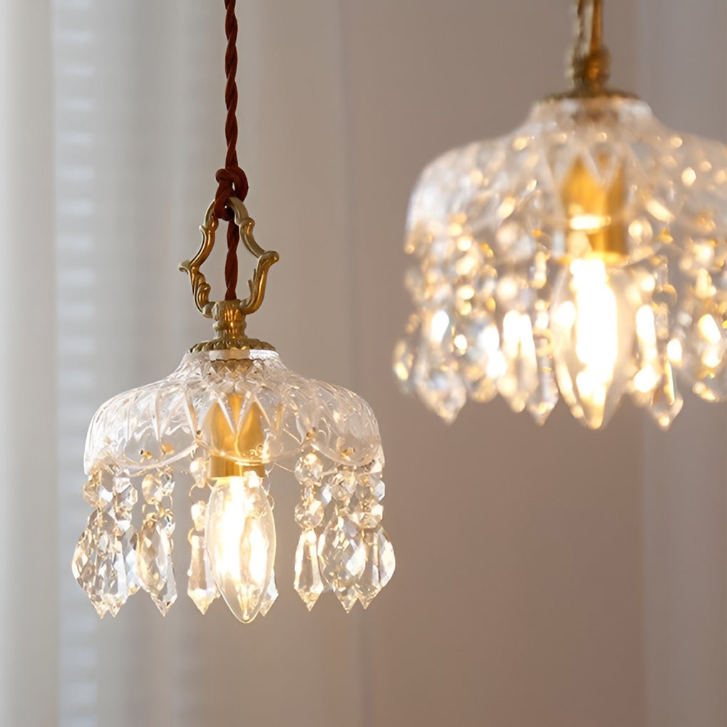 Retro Led Gold Modern Pendant Light