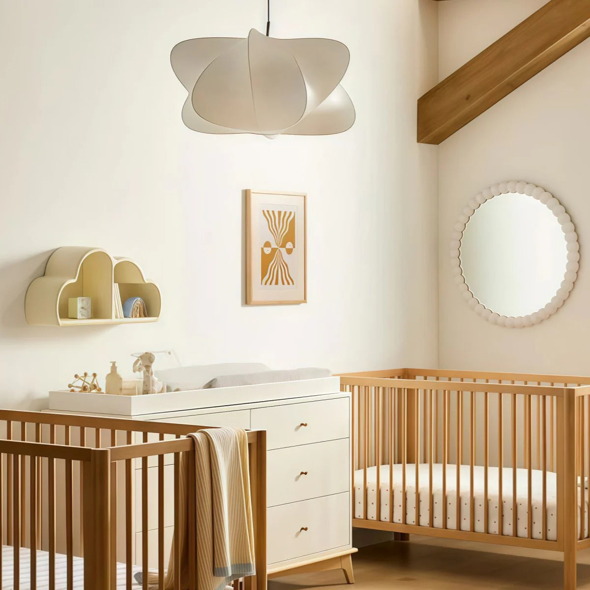 Alloliving Silk Hanging Lamp
