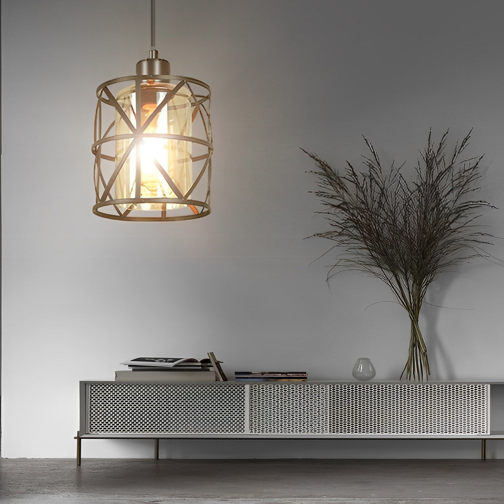 Black Retro Pendant Light Ha079997