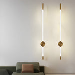 Modern LED Wall Sconce with Acrylic Shade in Black or Bronze