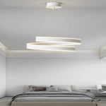 Rotating White Nordic Chandelier Ha083139
