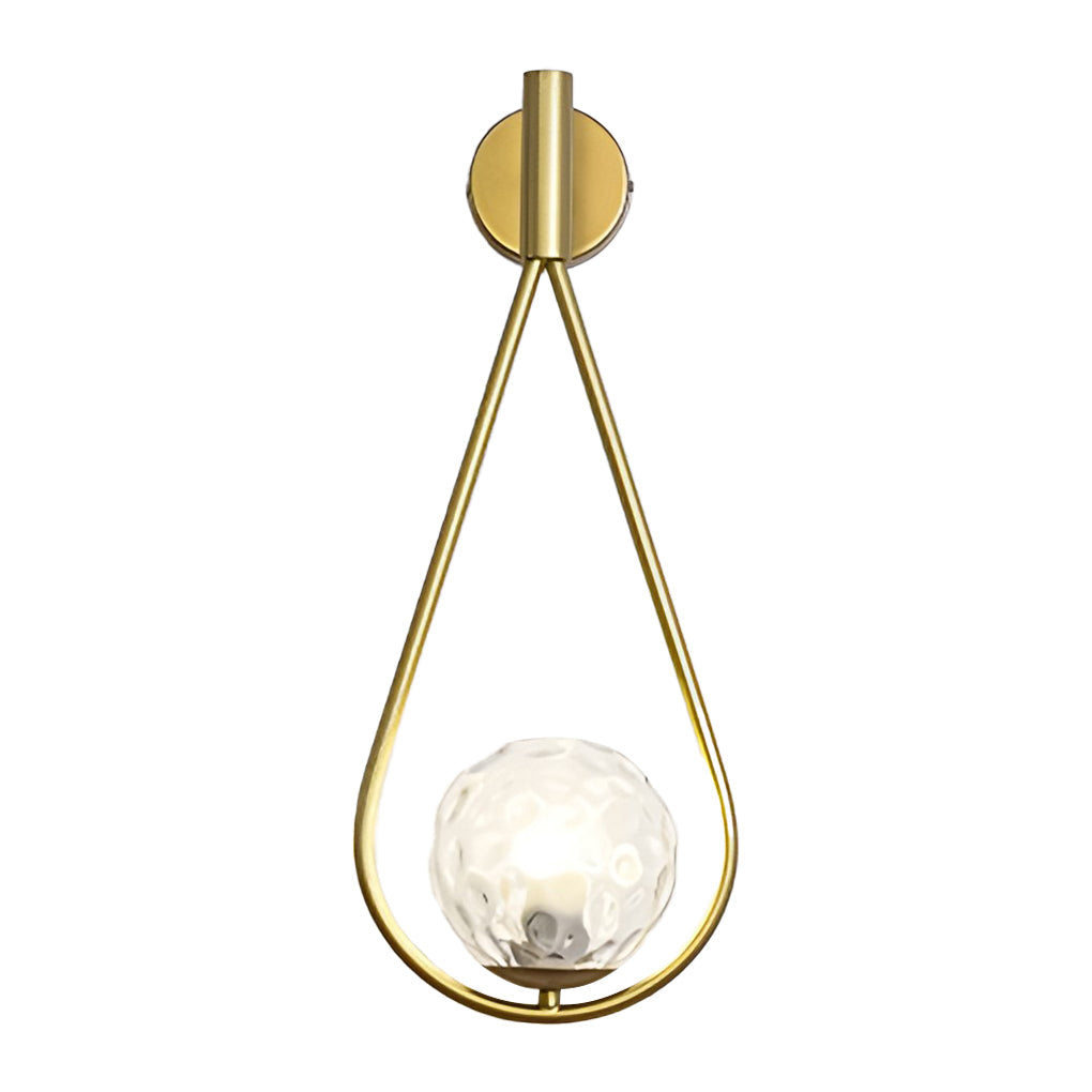 Water Drop Shaped Led Nordic Wall Lamp