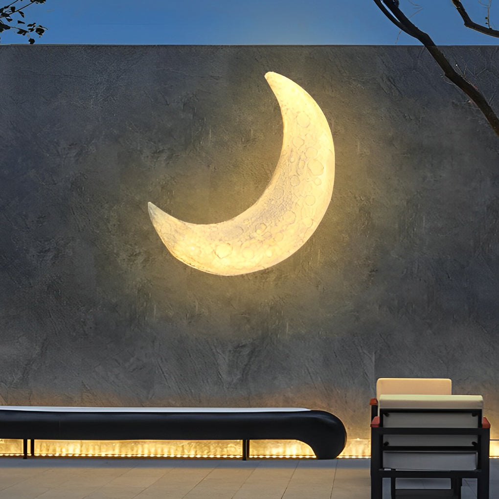 Moon Modern Outdoor Wall Sconce Li002278