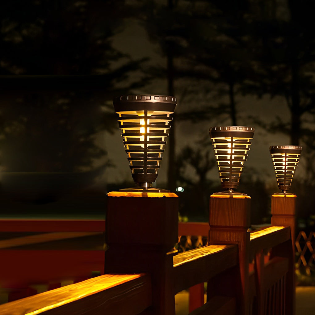Round Solar Garden Light Ha091351