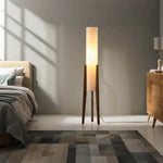Solid Walnut Wood Floor Lamp