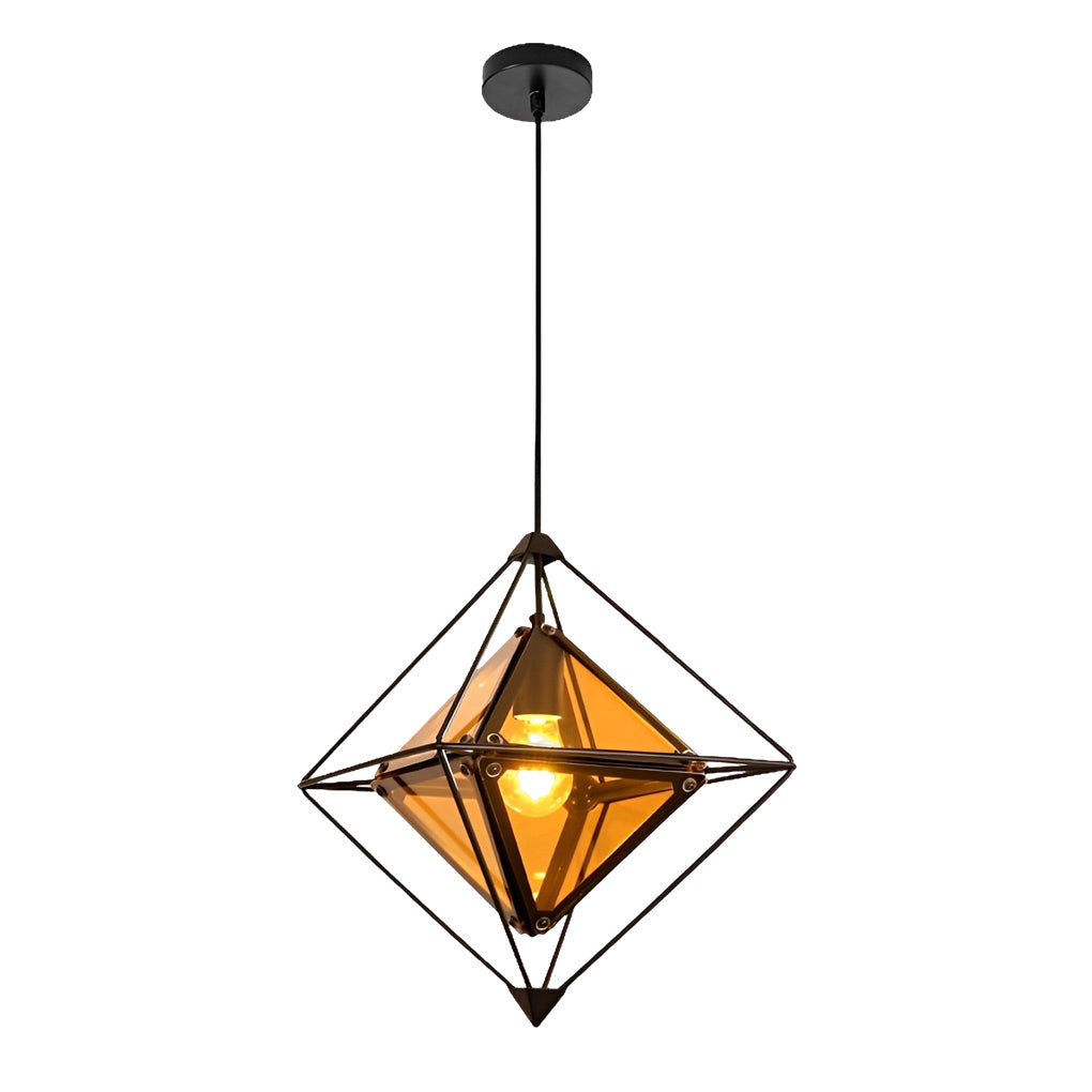 Geometric Glass Pendant Lights Li002220
