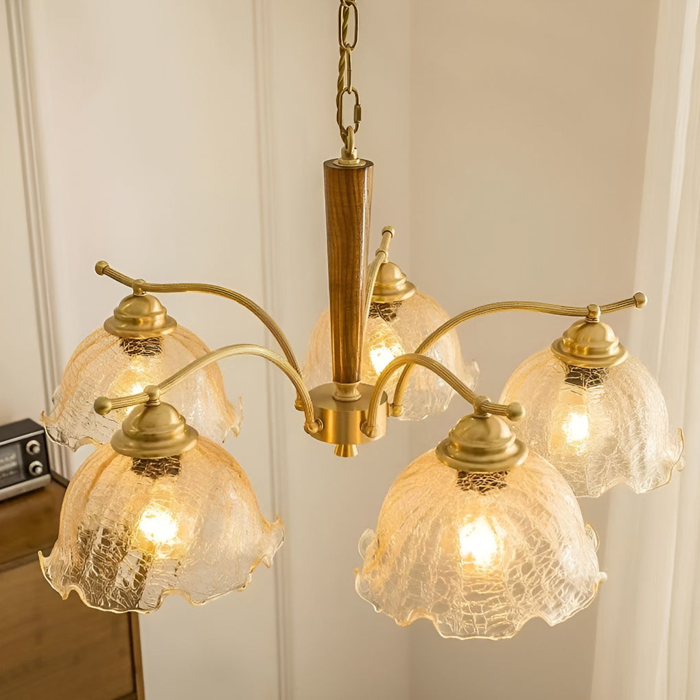 Cracked Glass Retro Chandelier Li001930