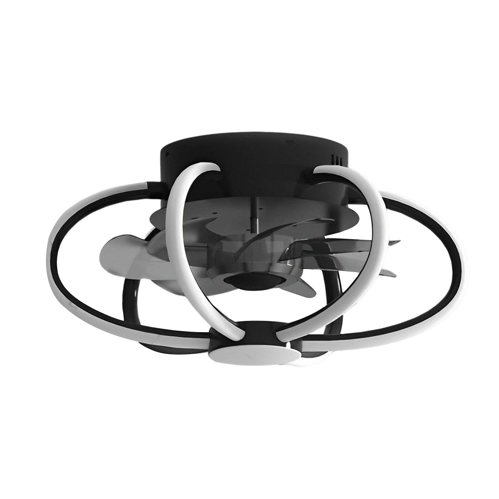 Flower Bladeless Ceiling Fans With Remote Ha082877