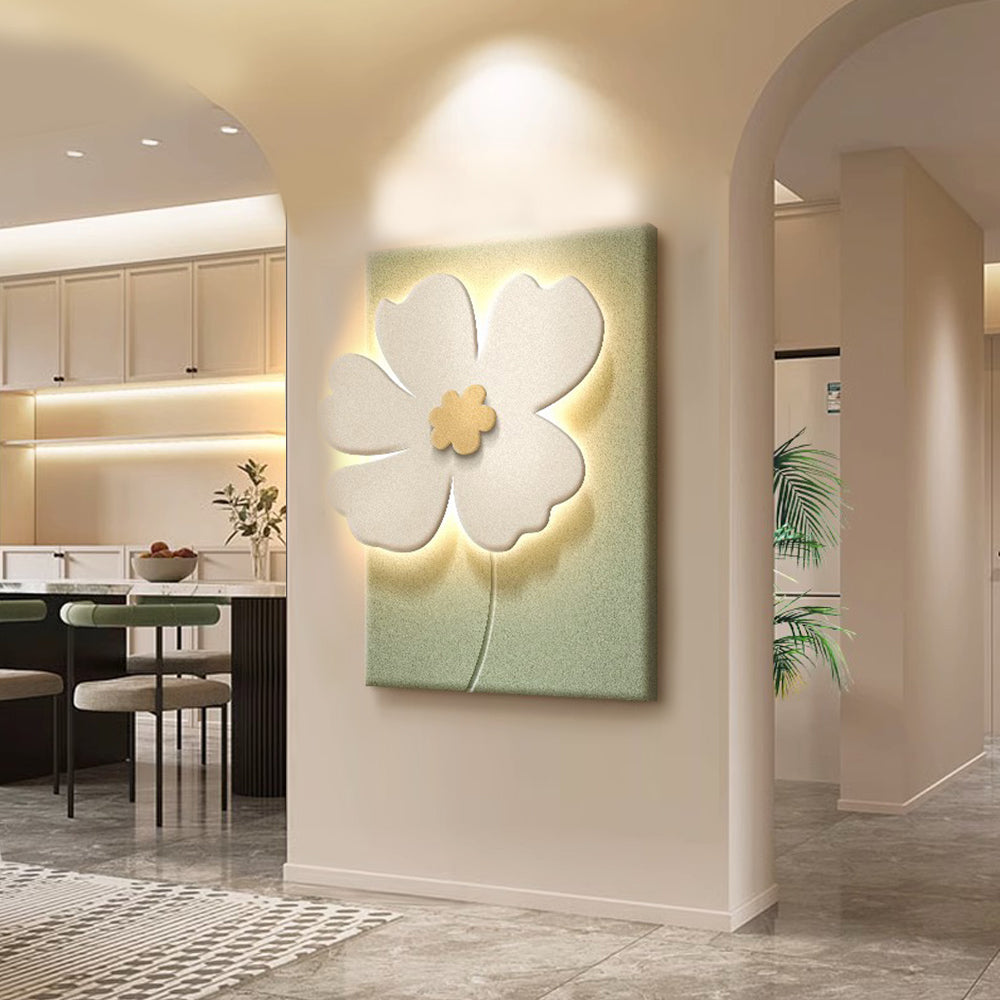 Flowers Three Dimensional Sandstone Painting Usb Remote Decorative Painting