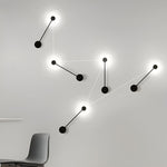 Line Led Black Nordic Wall Art Light