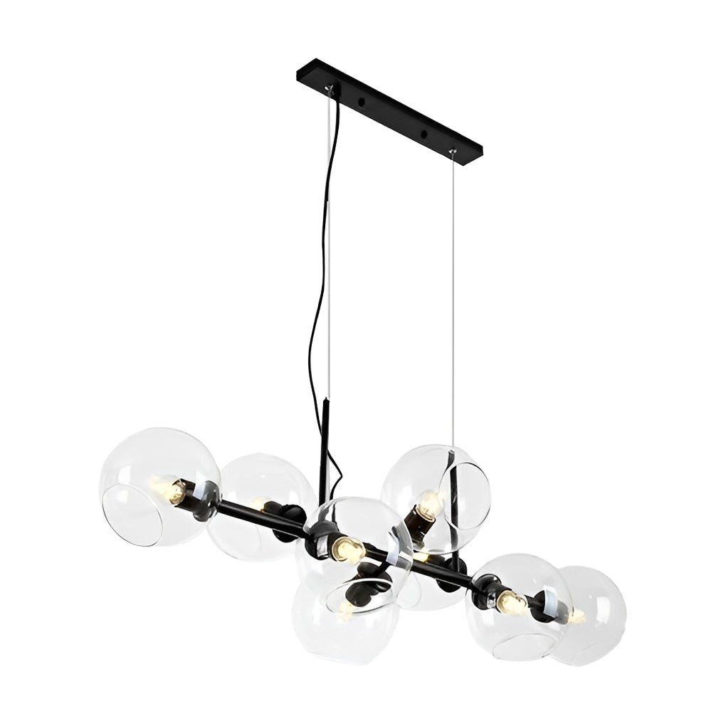 Glass Shade Led Postmodern Chandelier Ha089403
