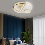 Semicircular Splicing Acrylic Three Step Dimming Modern Led Ceiling Lights